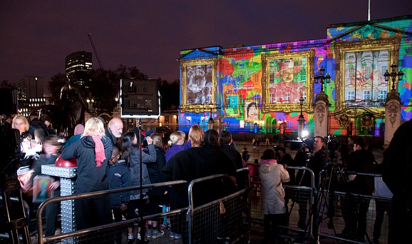 Face Britain Event.
Mazaika mosaic at Buckingham Palace.