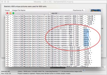 Drag mouse with alt key pressed to copy a column of text with cells coordinates.