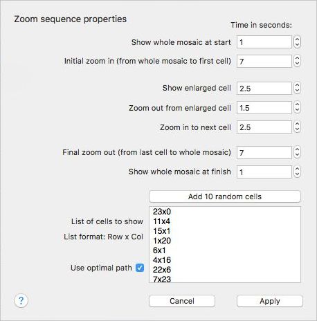 Zoom Steps Setup