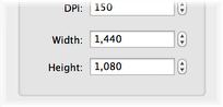 Step-by-step: Export panel.