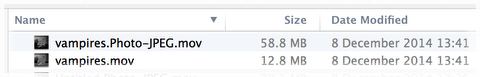 Movie Assembler output files