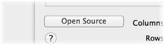 Step-by-step: Open source button.