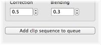 Output mosaic setup screen.