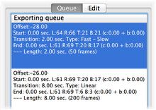 Output mosaic setup screen.