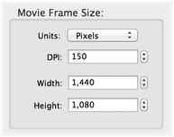 Output mosaic setup screen.