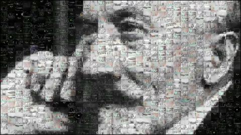 Mazaika - Video Mosaic picture frame example