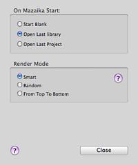 Preferences pages.