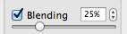 Color Blending Settings
