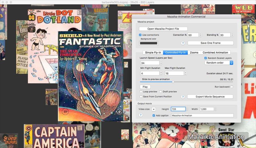 Mazaika-Animation for Mac