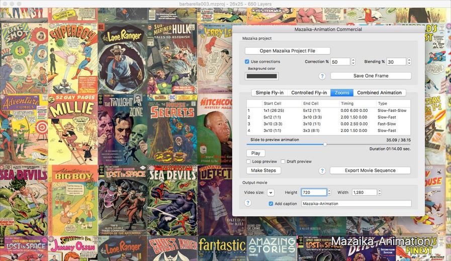 Mazaika-Animation for Mac