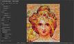 Photo Jumble for Windows with dark carbon interface screenshot