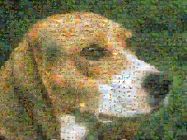 Simple test example of photo mosaic