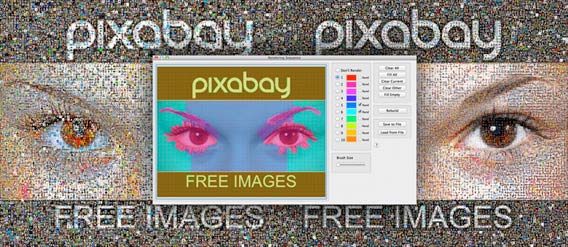 How to make big photo mosaic with all unique tiles